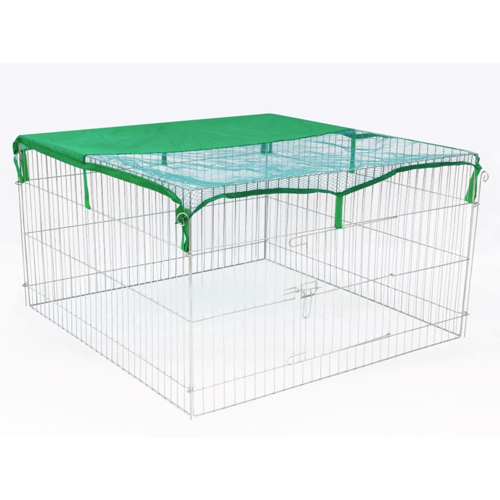 @Pet Outdoor Pet Enclosure Complete 116x116x65 cm Metal